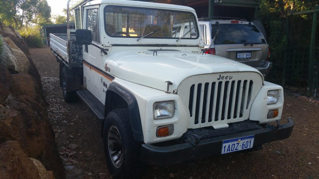 A very early Jeep CJ-10 from Australia. This is...not the prettiest Jeep ever designed.